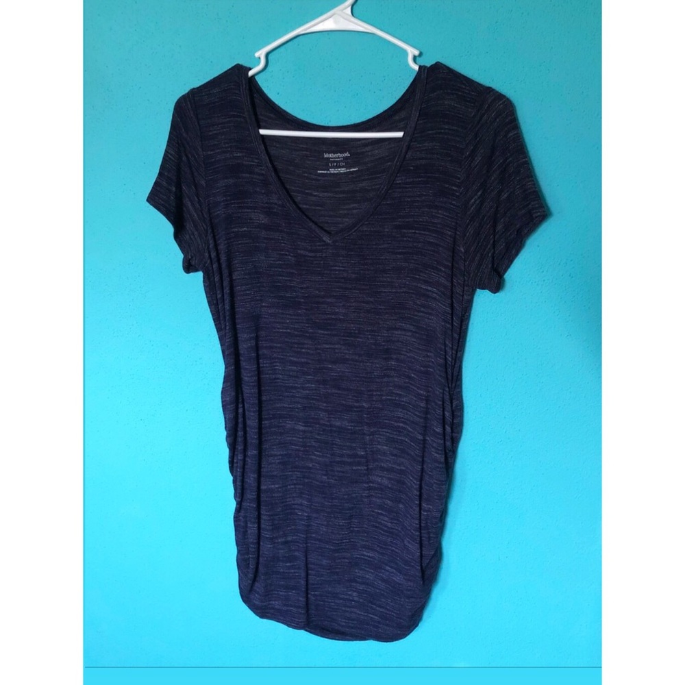 Dark Blue Maternity Shirt